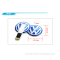 OEM Round Credit Card USB Sticks, Round USB Card, Round Mini Card USB Flash Drive SMS-Fdc08